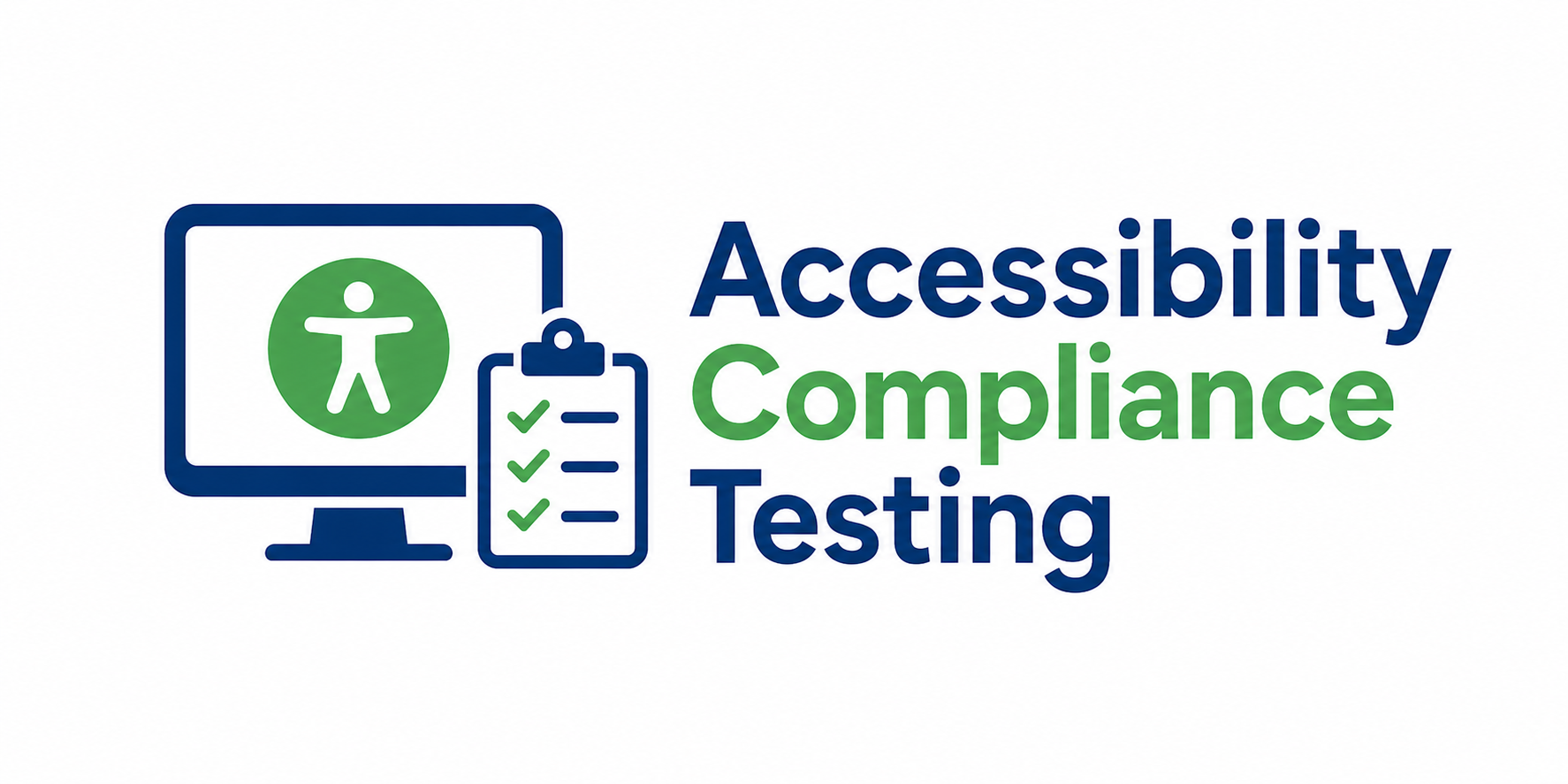 graphic of a computer and tablet with the statement Accessibility Compliance Testing
