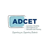 Australian Disability Clearinghouse on Education and Training (ADCET) Logo
